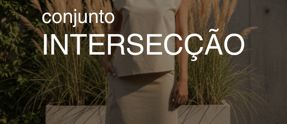 A Geometria que Veste: Explorando as Linhas do Conjunto Intersecção