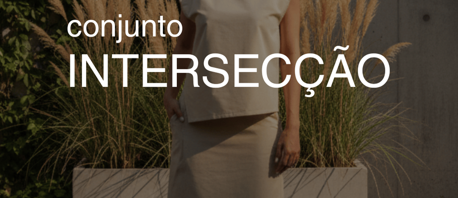 A Geometria que Veste: Explorando as Linhas do Conjunto Intersecção